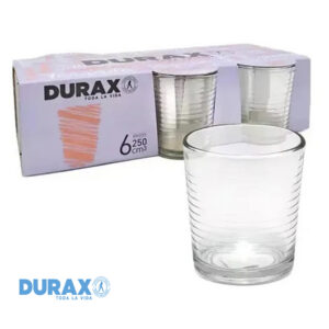 Vaso Juliana pack x 6 - Durax