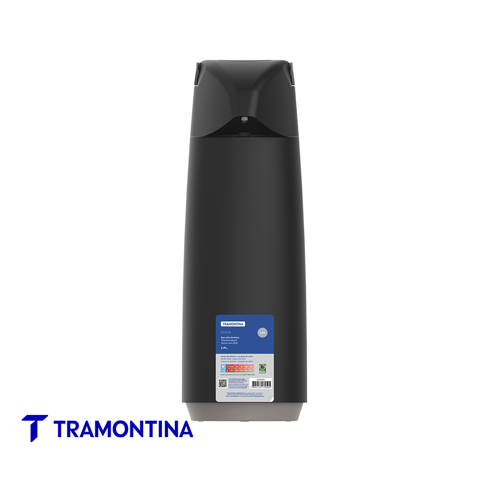 Termo con sifon 1,8 L negro - Tramontina - Imagen 2