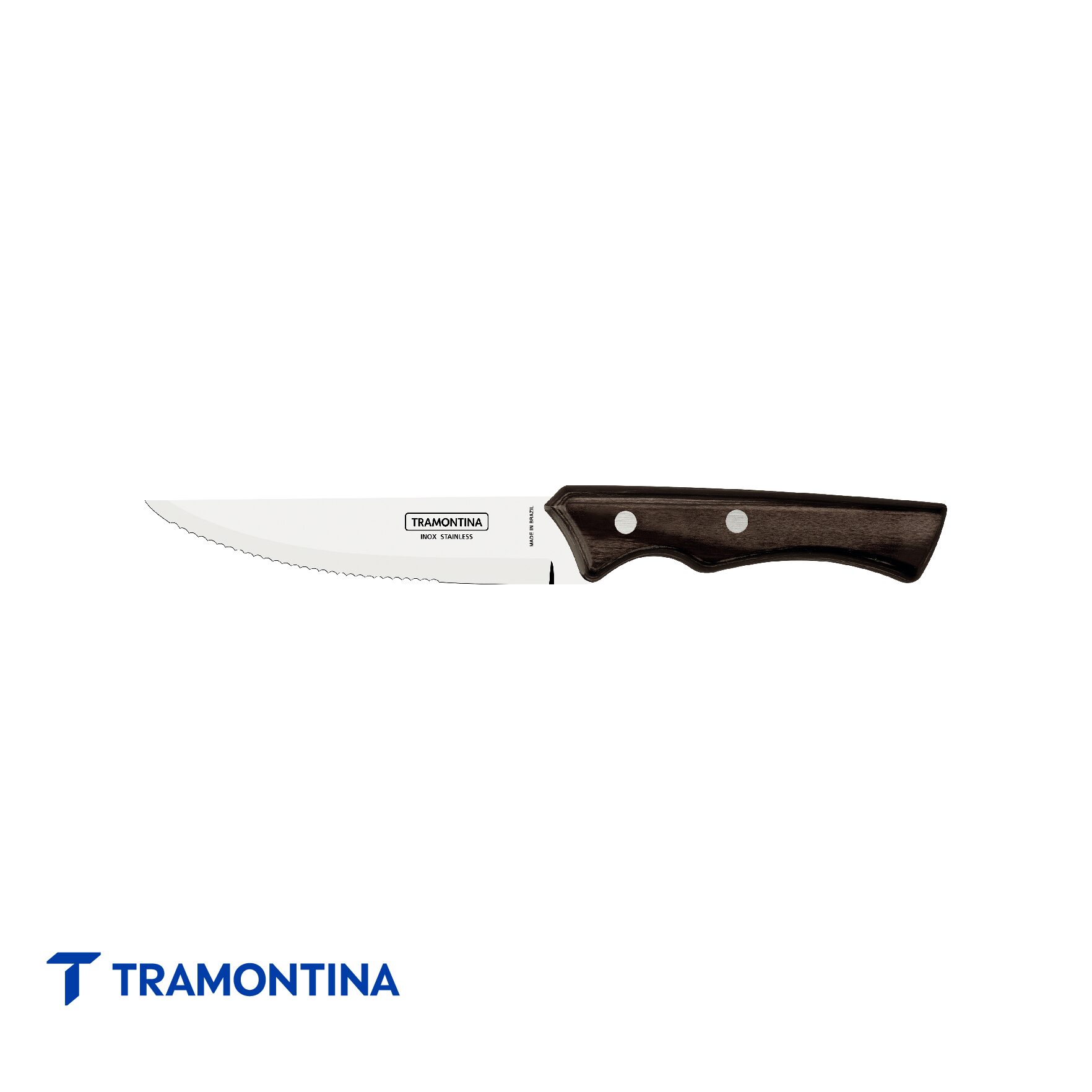Cuchillo para Asado Jumbo Polywood Castaño 5" - Tramontina