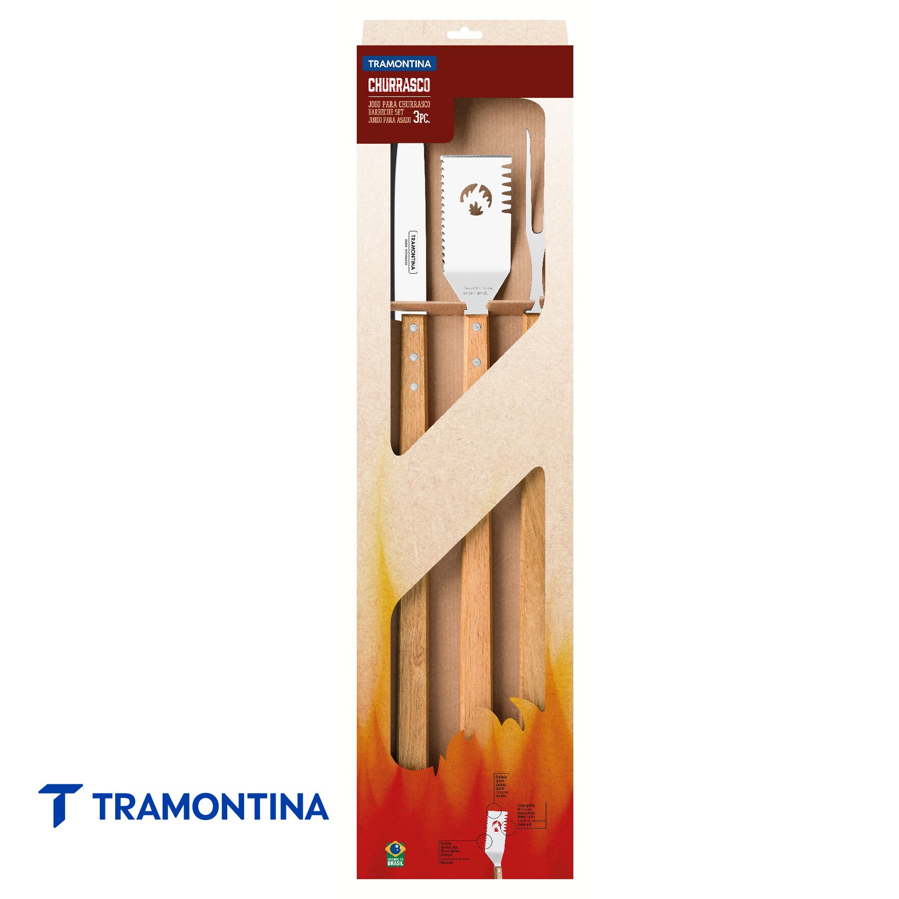 Juego para Asado 3 piezas - Tramontina