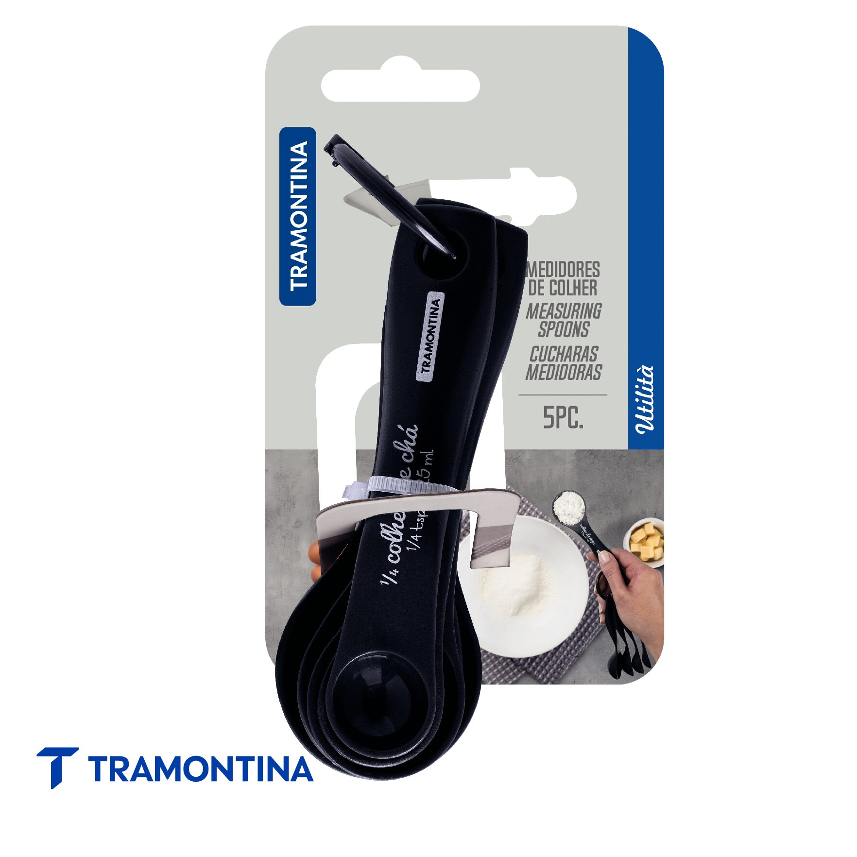 Juego de Cucharas Medidoras 5 Piezas - Tramontina