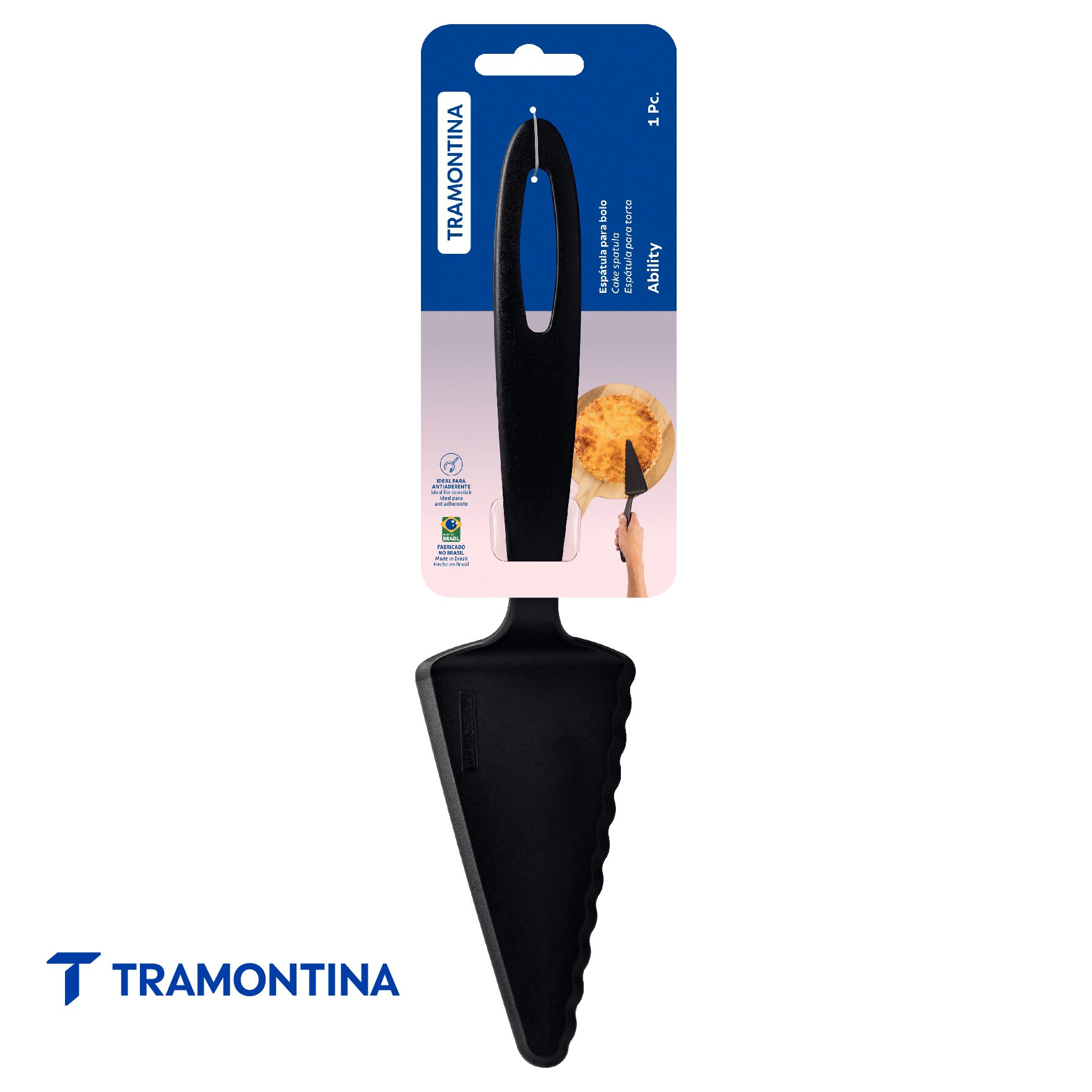 Espátula para Torta Negra - Tramontina