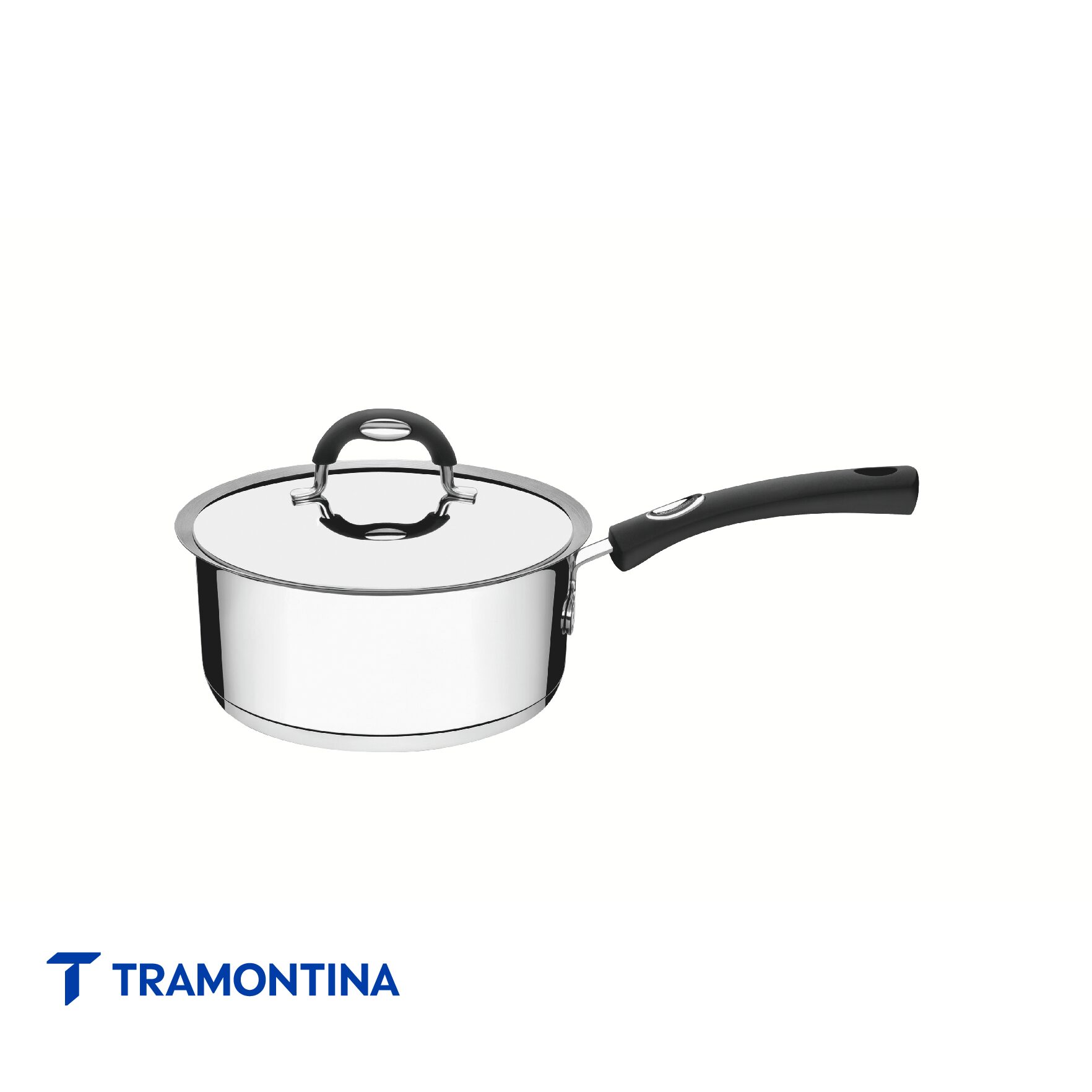 Olla Duo con mango y tapa 16 cm 1,4 L - Tramontina