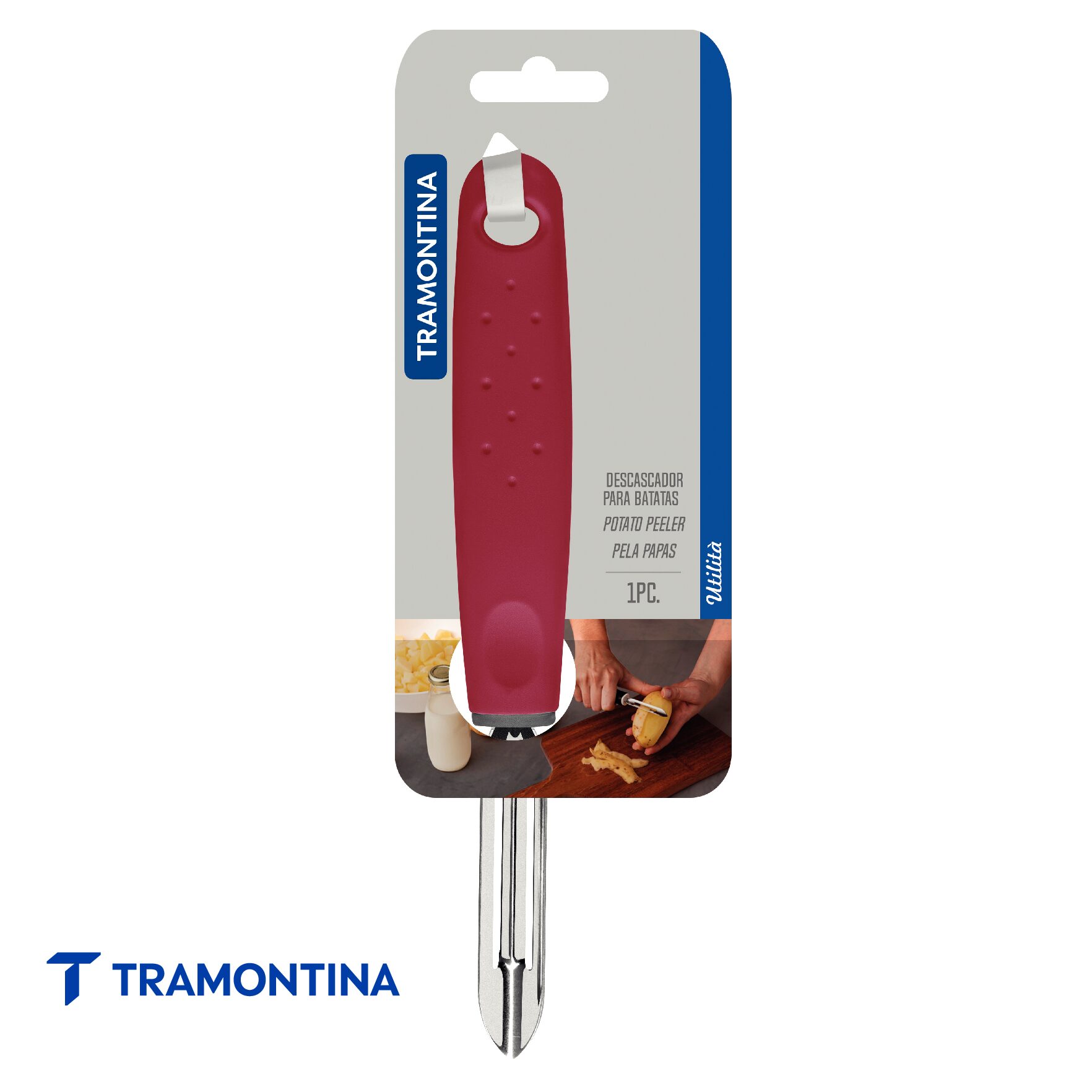 Pelador de papa Rojo - Tramontina