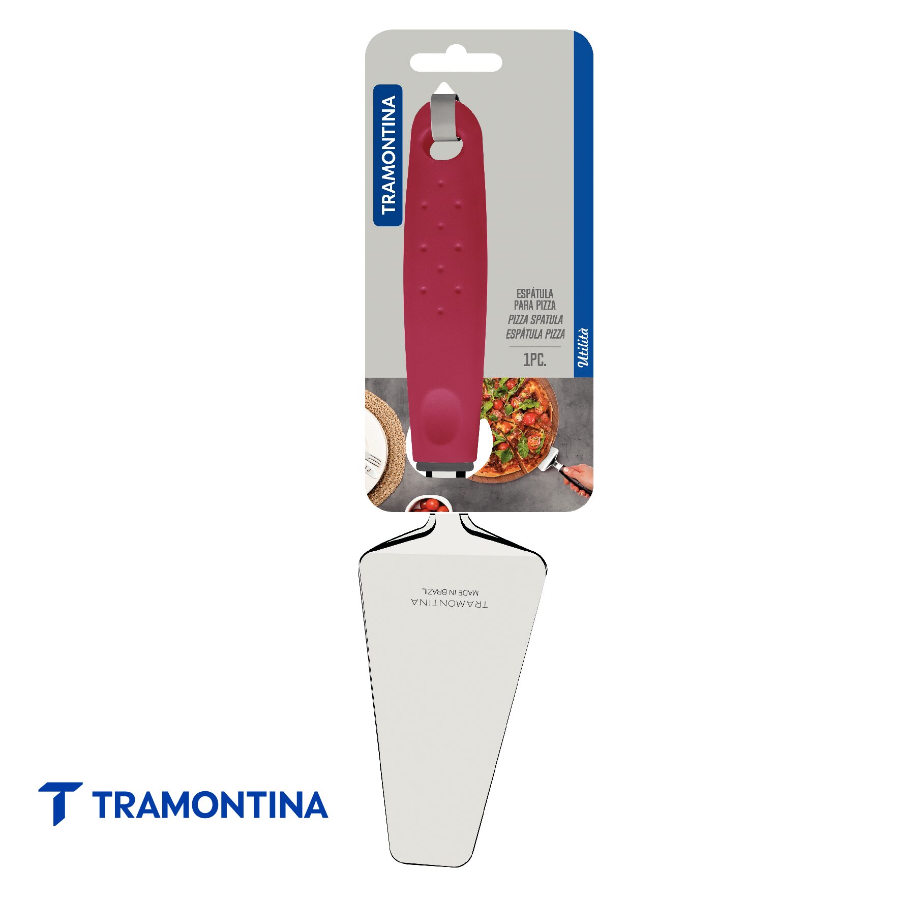 Espátula para Pizza Rojo - Tramontina