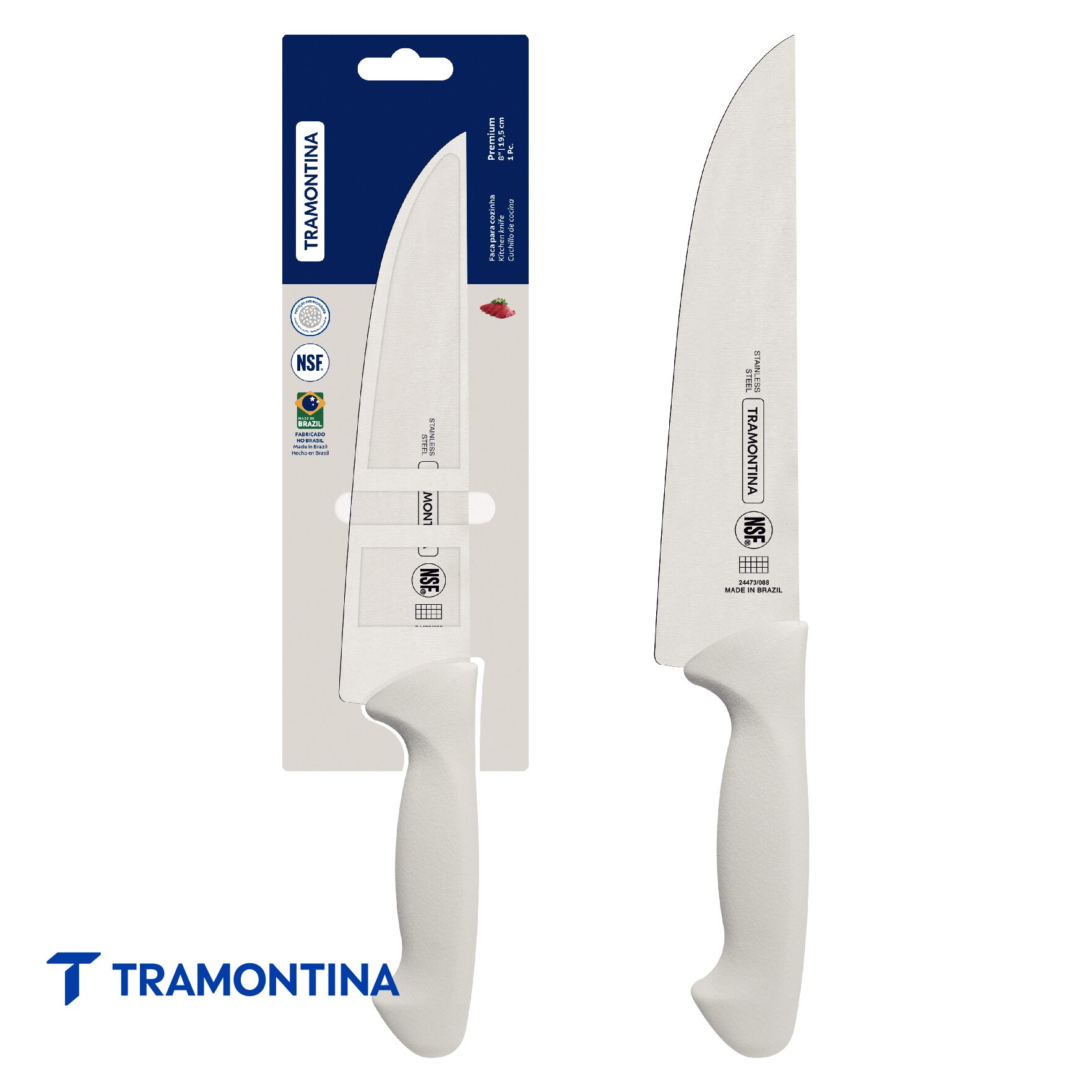 Cuchilla de Cocina Premium Blanco 8" - Tramontina - Imagen 3