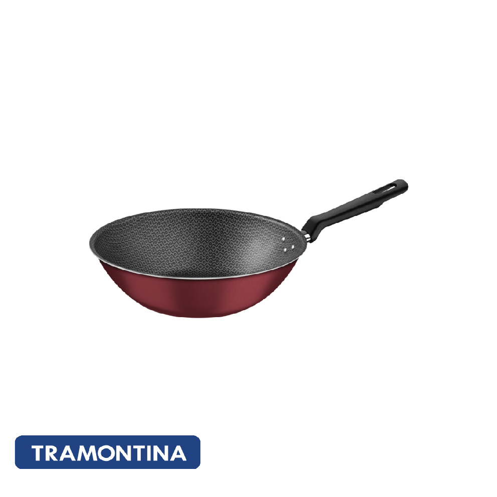 Wok 28cm, bordeaux - Starflon - Loreto - Tramontina