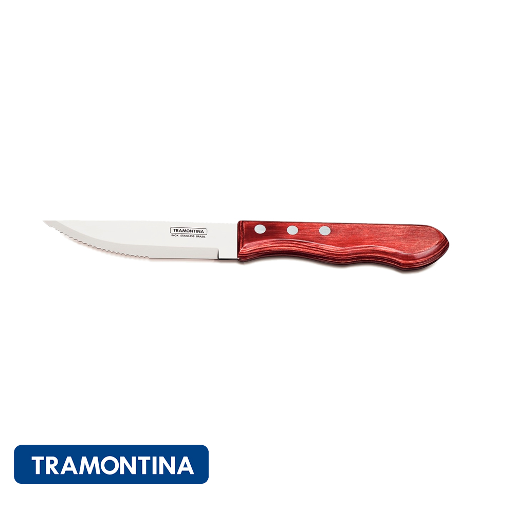 Cuchillo para asado jumbo - madera roja - Polywood -Tramontina