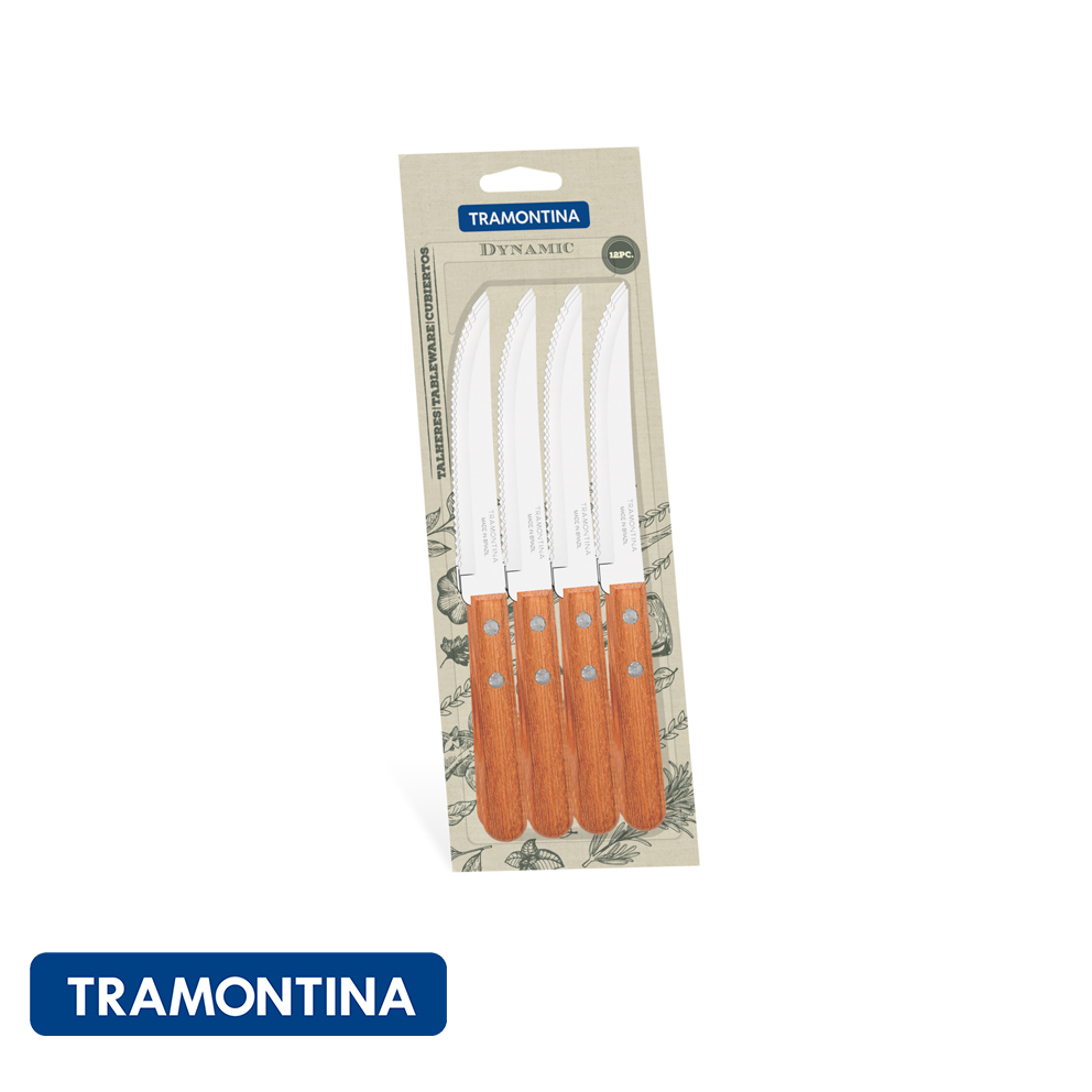 Cuchillo de mesa 12 pzs , en blister , Dynamic - Tramontina