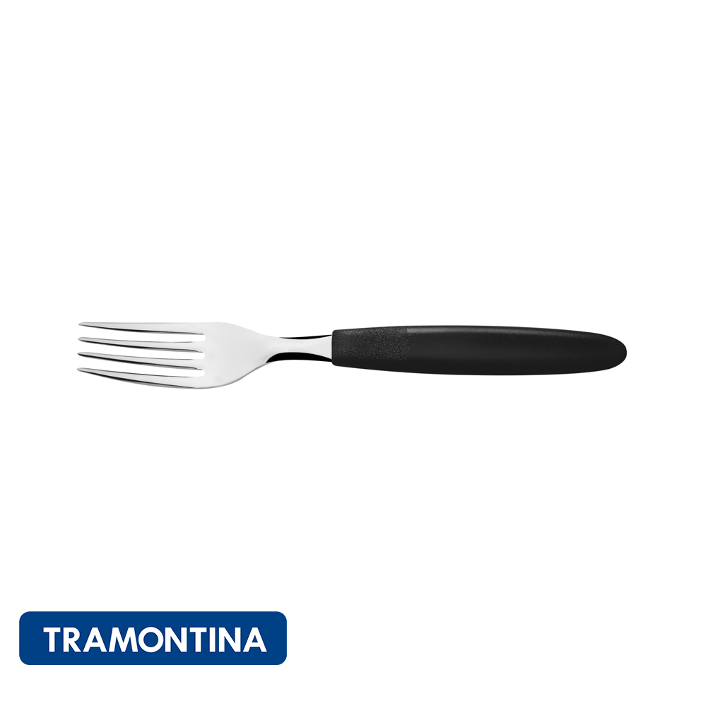 Tenedor de mesa, negro- Ipanema -Tramontina