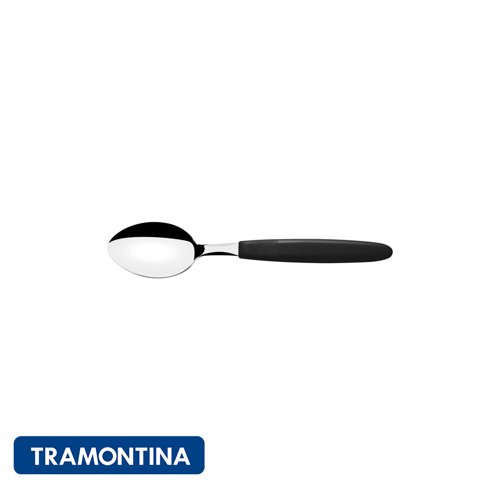 Cuchara de postre, color negro Ipanema - Tramontina