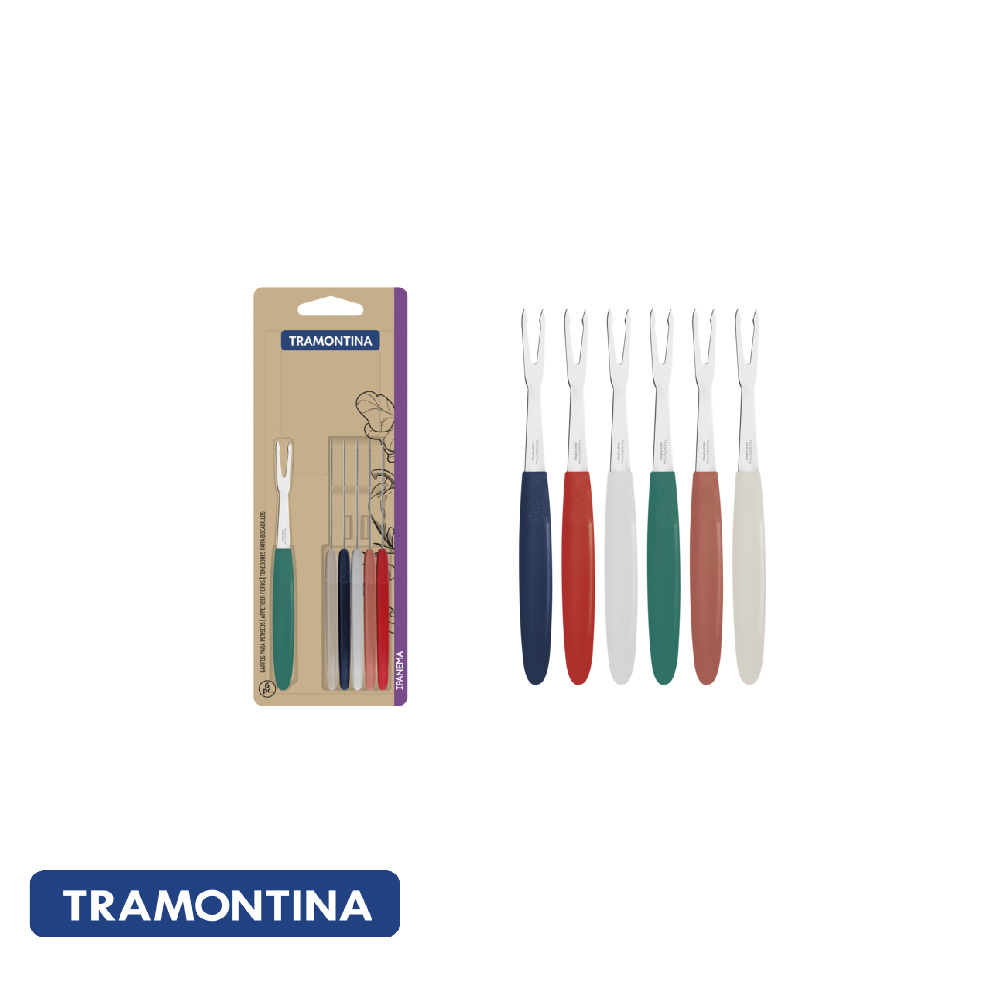 Juego 6 tenedores para aperitivo- Ipanema - Tramontina