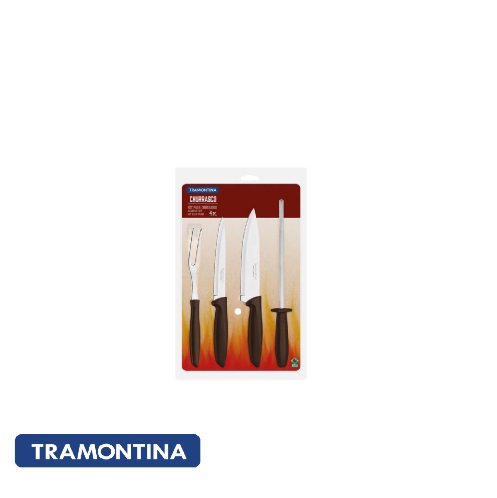 Juego asado 4 pzas - Plenus-Tramontina.