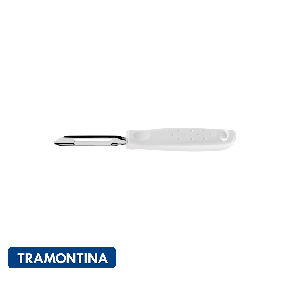 Pela papas, con mango blanco- Utilita -Tramontina