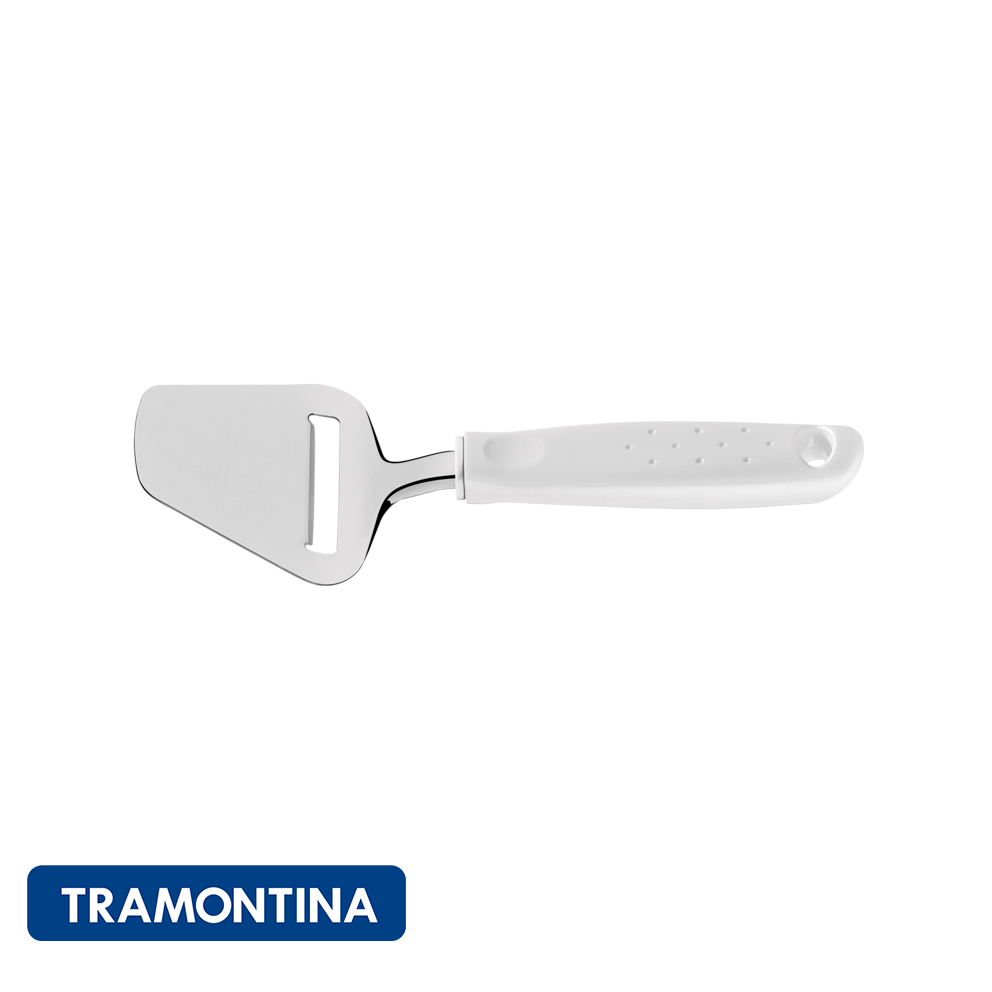 Cortador para queso, con mango blanco-Tramontina Utilita.