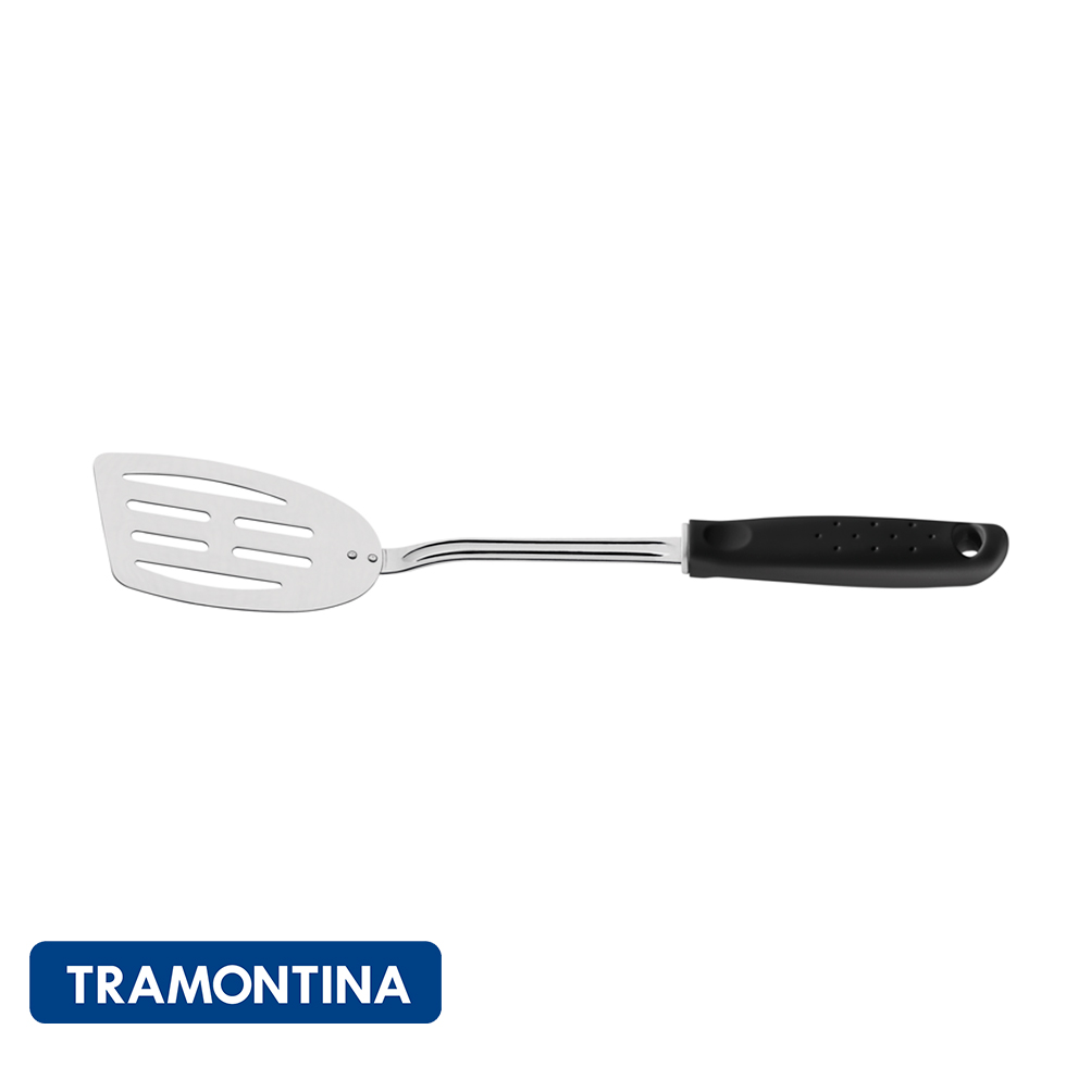 Espátula ac.inox. c/mango negro - Utilita - Tramontina