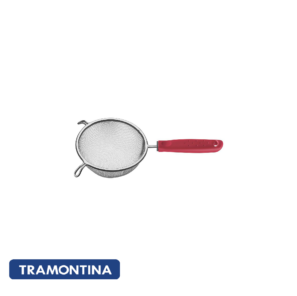 Colador 9cm con mango rojo - Tramontina.