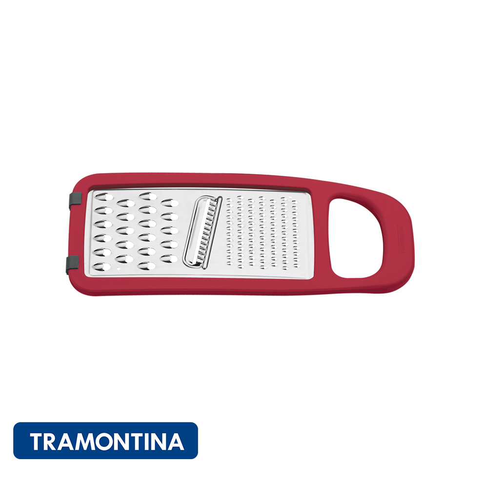 Rallador multiuso, en color rojo-Tramontina Utilita.