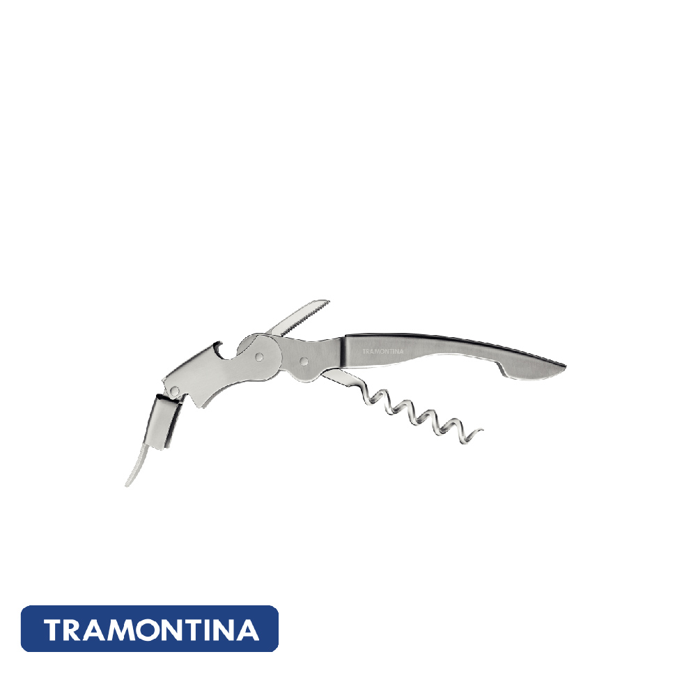 Sacacorcho todo acero inox - Tramontina.