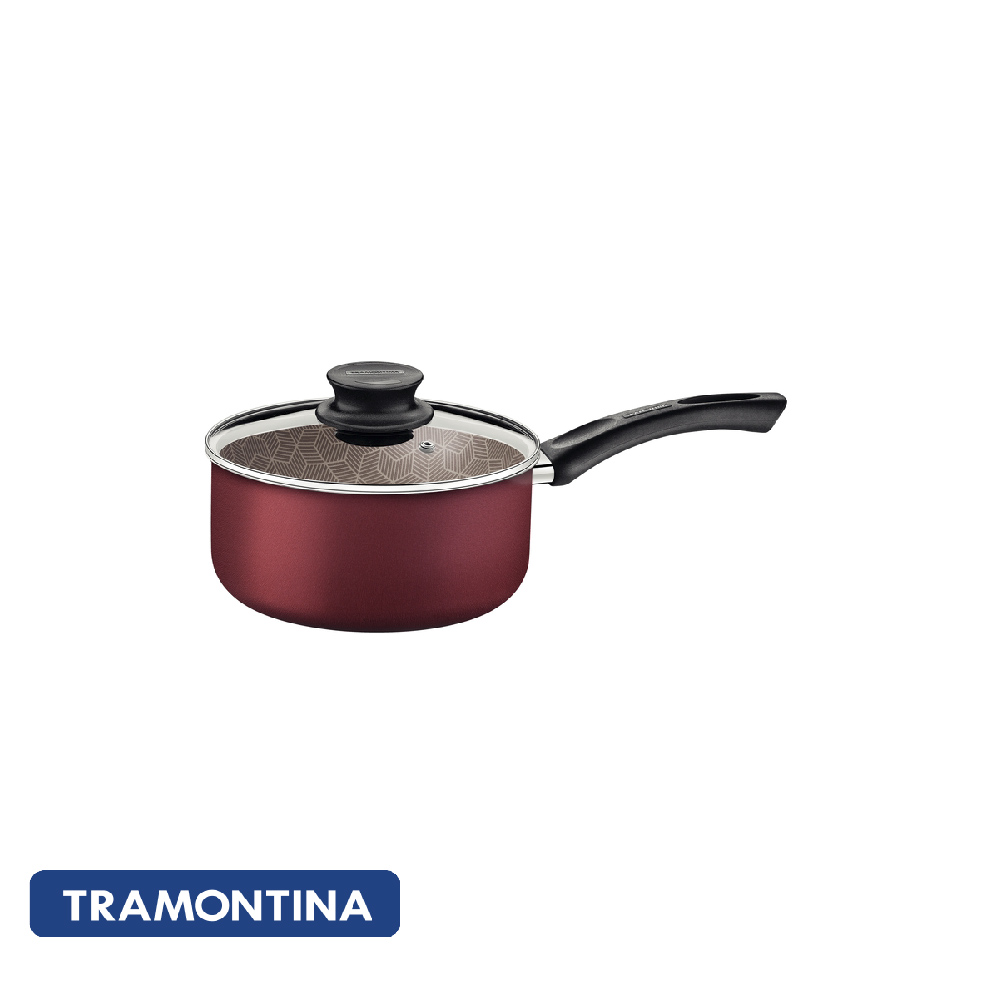 Cacerola con tapa 20cm diam 2,9L Bordeaux- Tramontina.