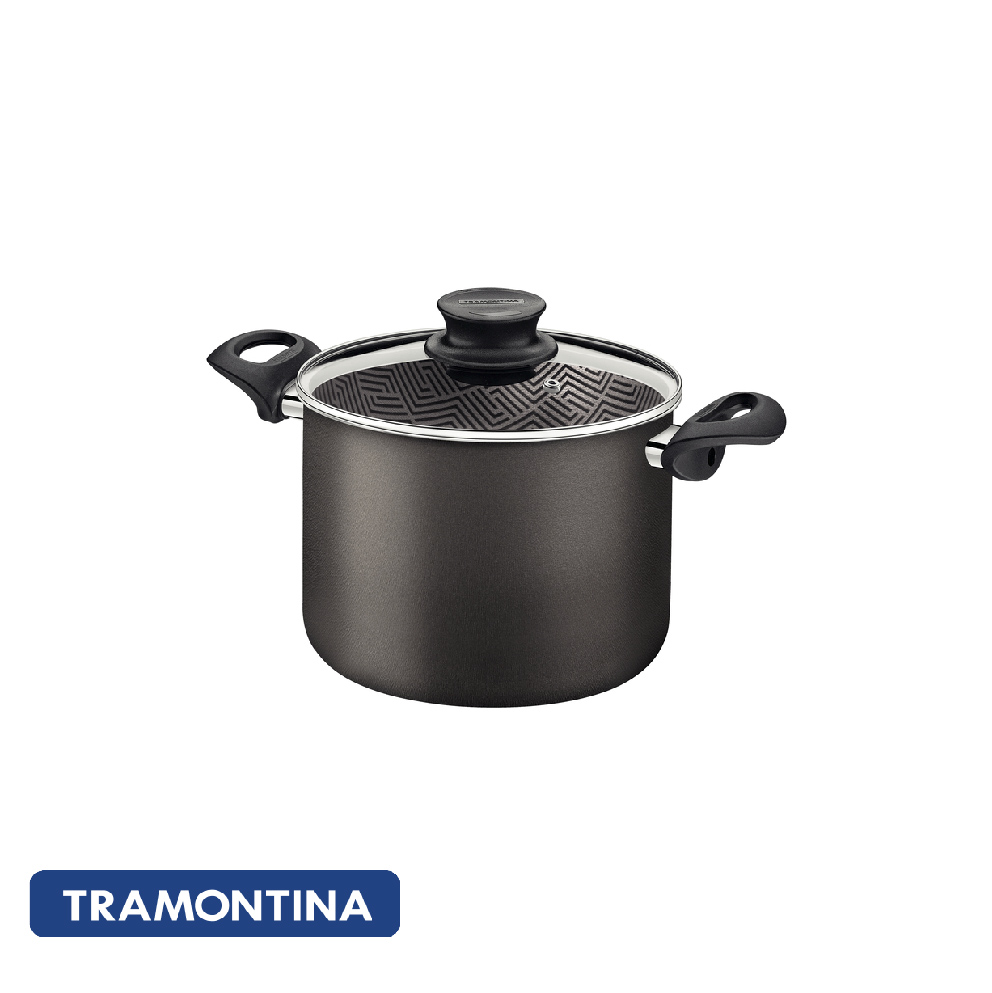 Olla alta con tapa 22cm 15,7L - Paris -Tramontina
