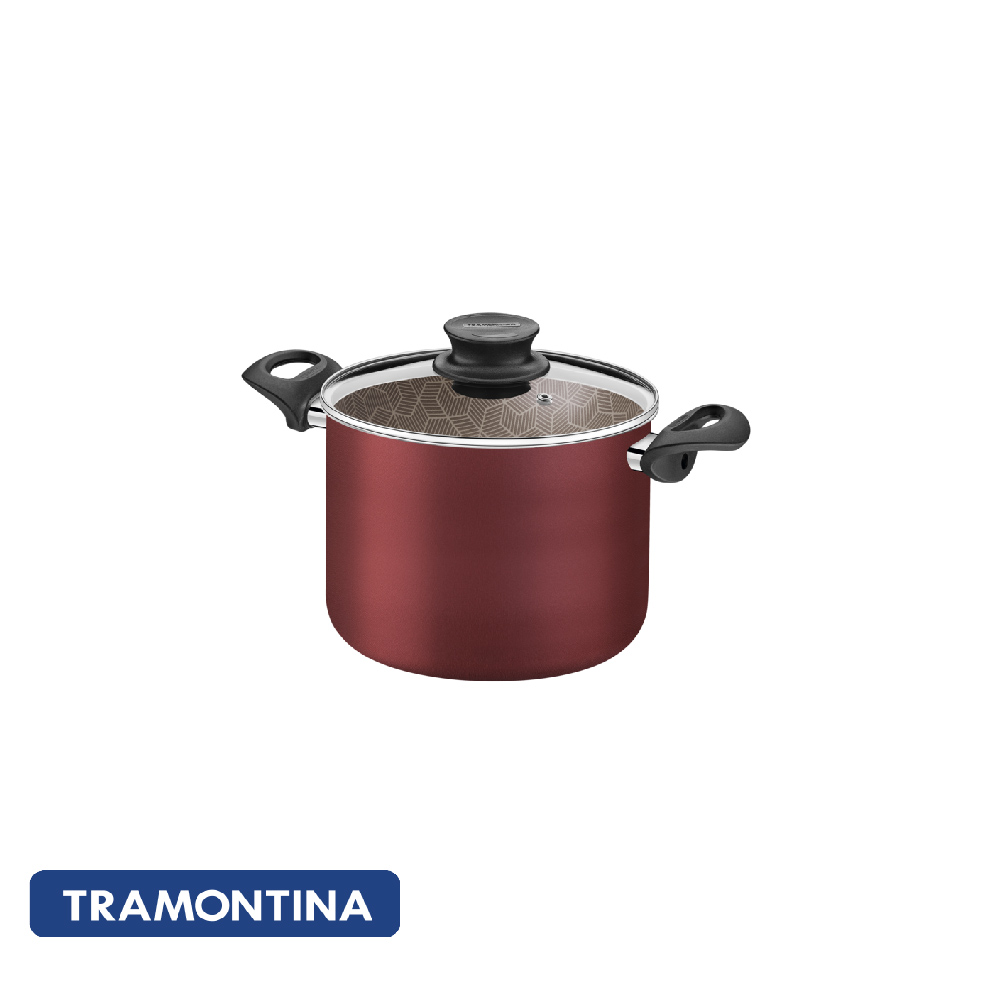 Olla alta con tapa 26cm 9,6L Bordeaux - Paris -Tramontina
