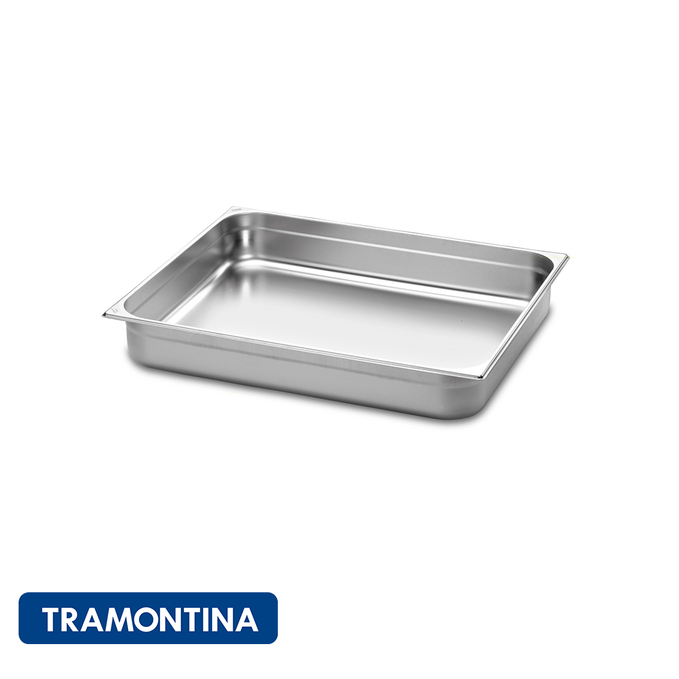 Fuente gastroform acero inox.sin asas 9 L-Tramontina