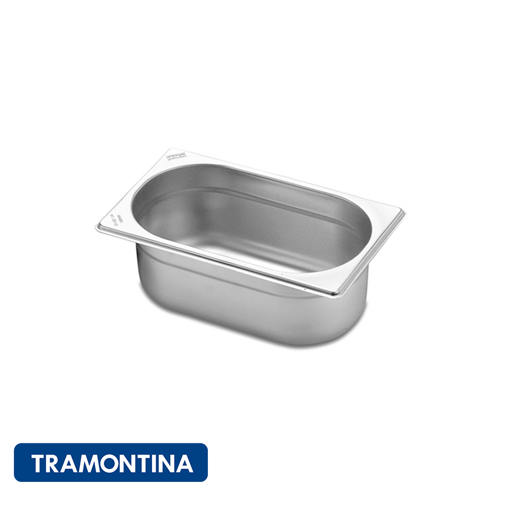 Fuente gastroform sin asas acero inox 4 L-Tramontina.