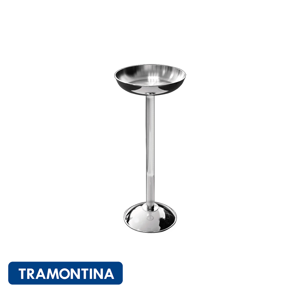 Soporte para champagnera estilo columna, acero inox.-Tramontina.