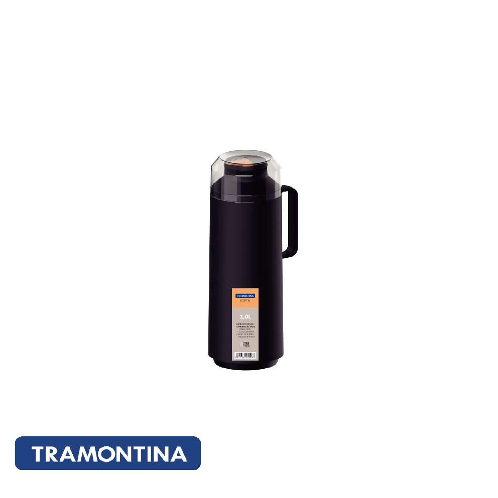 Termo Exacta 1L negro - Tramontina.