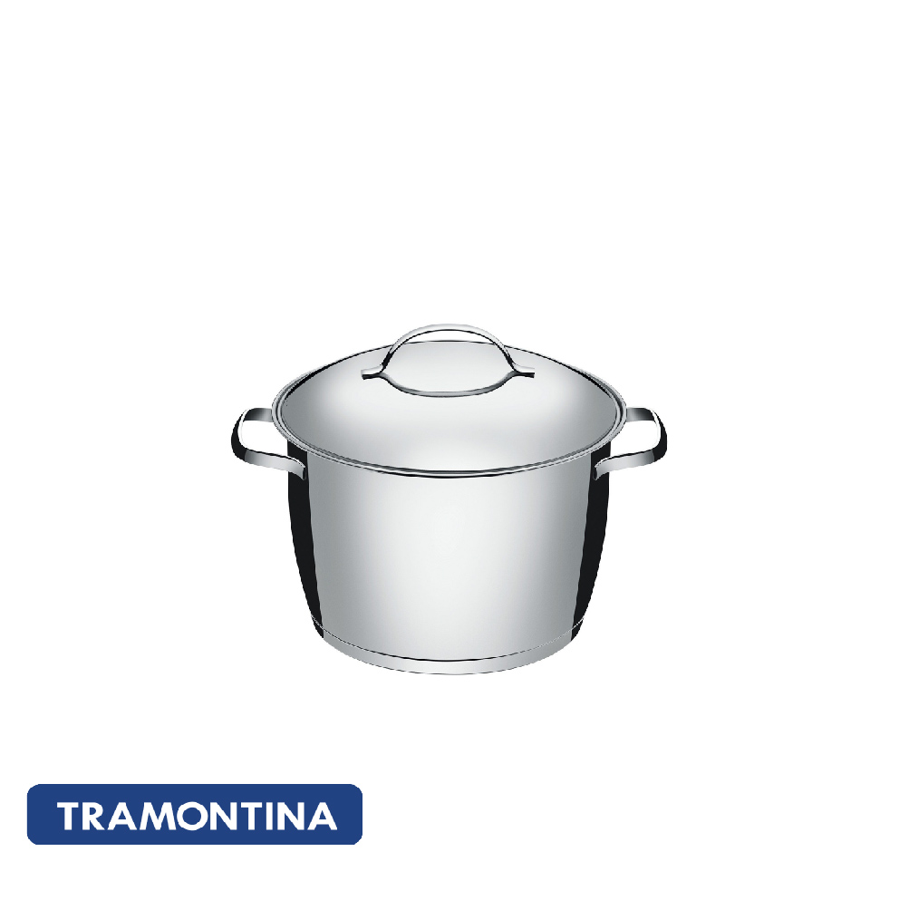 Olla alta con asas y tapa Allegra 22cm 5,5L-Tramontina.