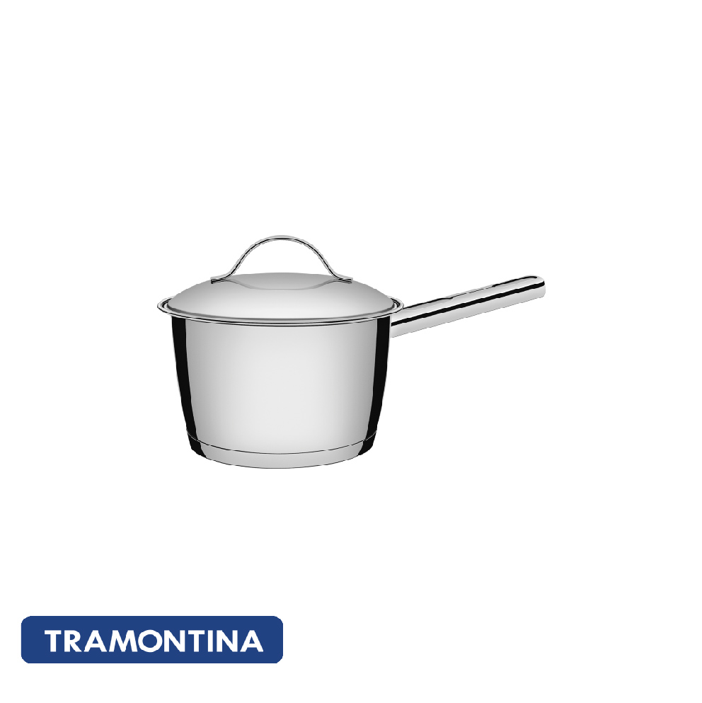 Olla Allegra de acero inoxidable con fondo triple 16 cm 2,1 L - Tramontina.