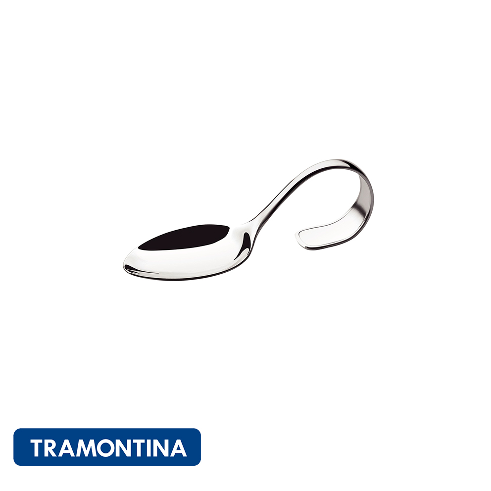 Cuchara para canapé, acero inox.-Tramontina.