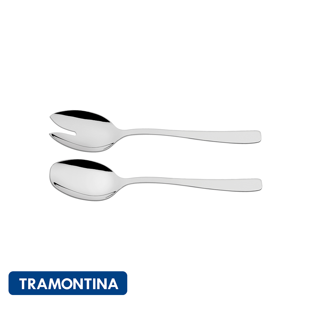 Juego para ensalada, 2 pzs. ac. inox. - Cosmos -Tramontina