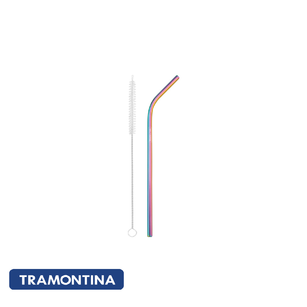 Pajita Infantil 1 pza. con cepillo de limpieza - Tramontina