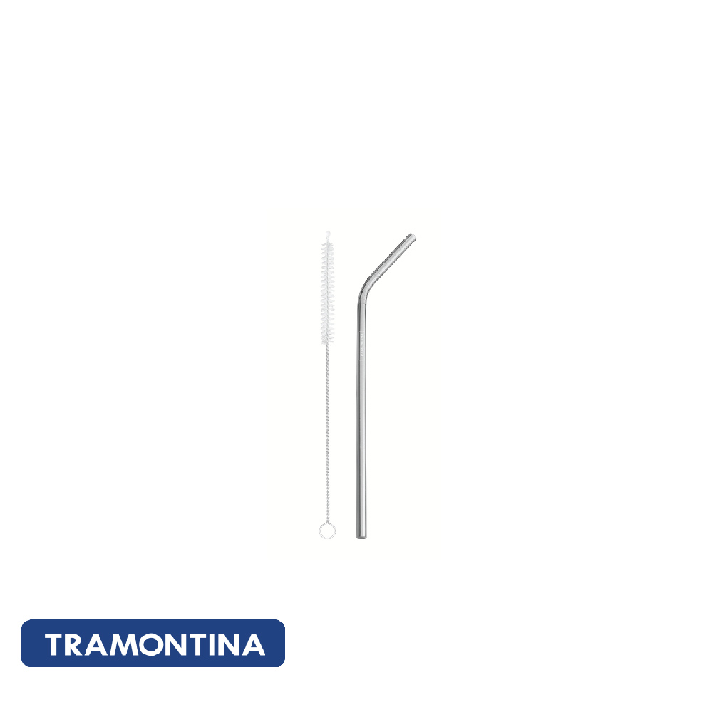 Pajita 1 pza. con cepillo de limpieza - Tramontina