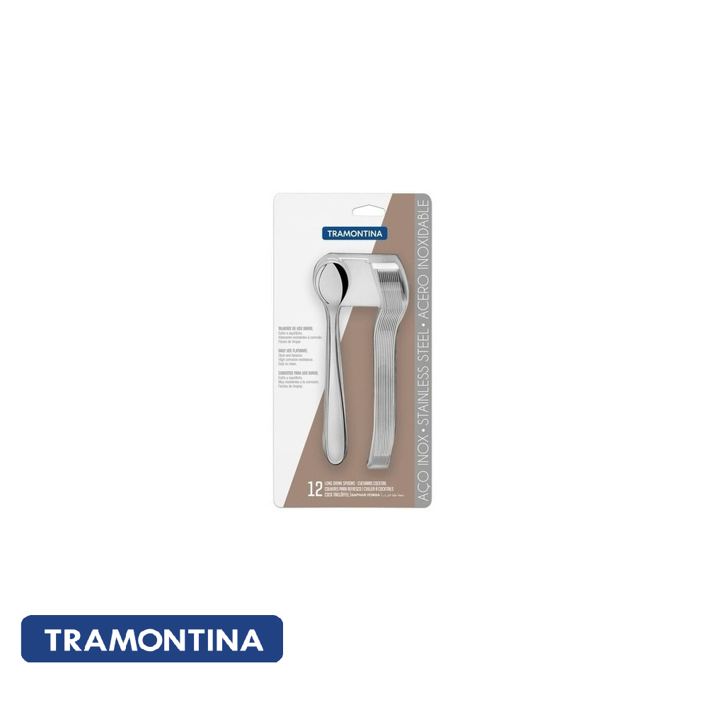 Cuchara de capuchino 12 pzs, ac.inox. Maresias - -Tramontina.