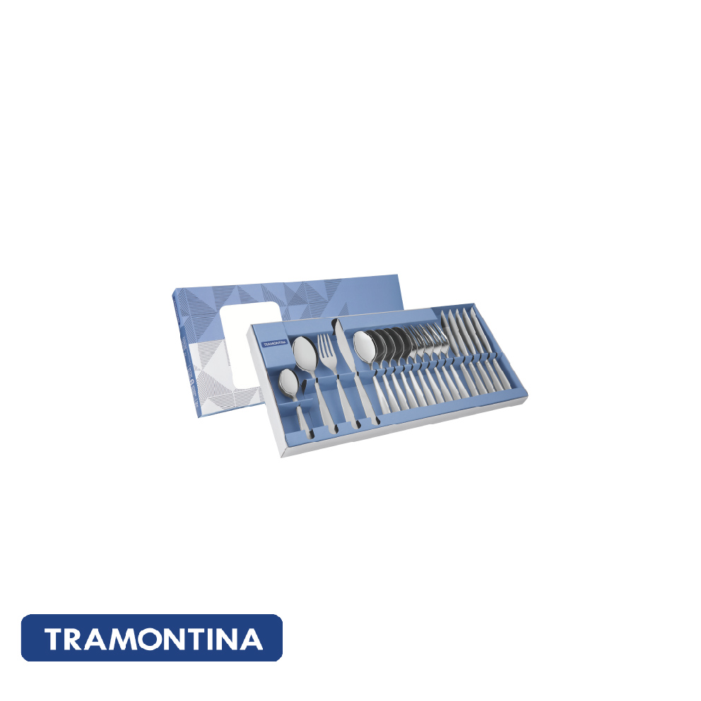 Cubiertos 24 pzs. (con cuchillo asado) ac.inox. - Cosmos - Tramontina