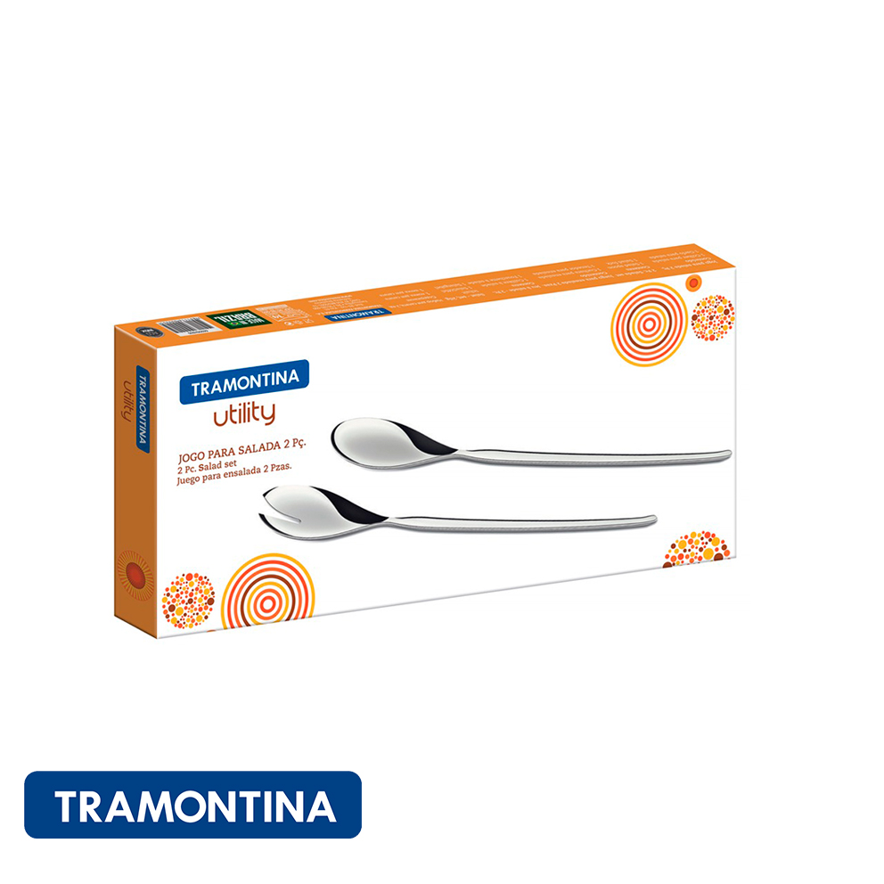 Juego cubiertos, 2 pzs. acero inox. -Tramontina.