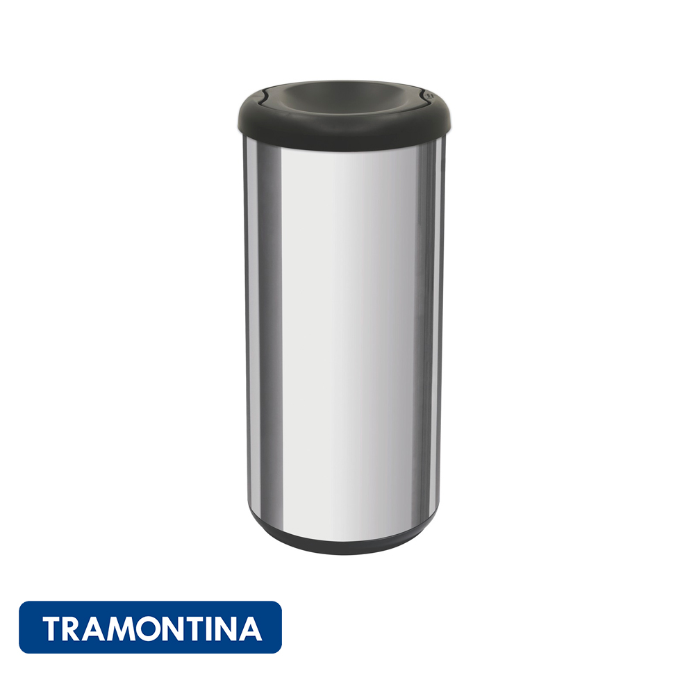 Cubo con tapa basculante 40 L-Tramontina.