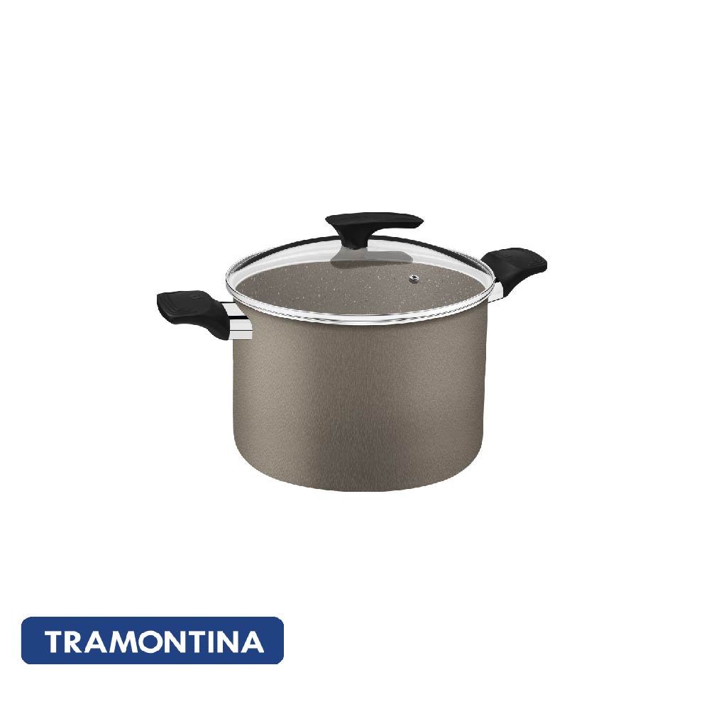 Olla alta 26cm tapa vidrio Milazzo - Tramontina