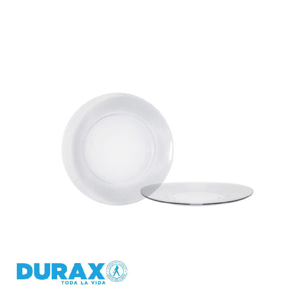 Plato llano gema - Durax