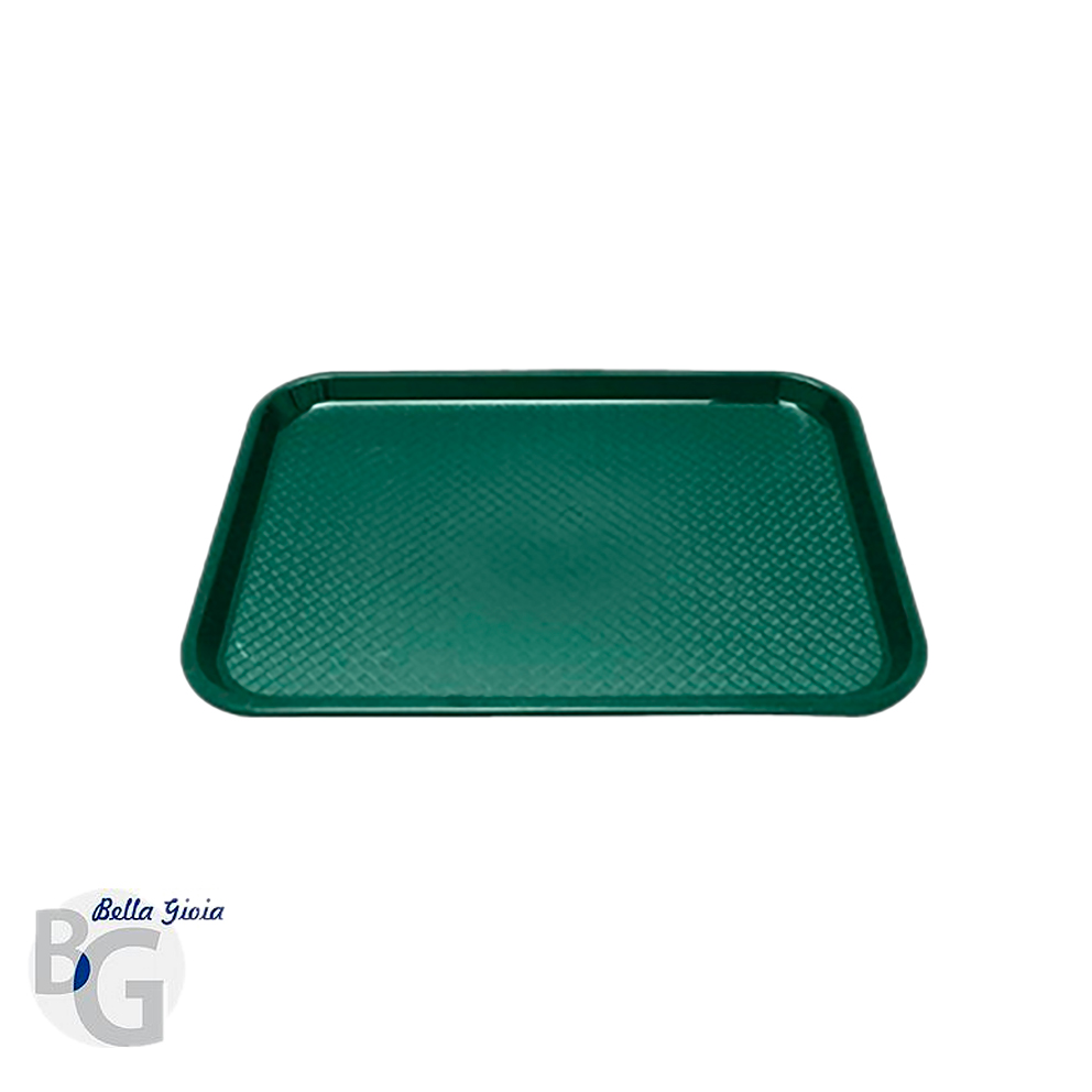 Bandeja autoservicio plástico, color verde-(30,5 x 40,6 CM).