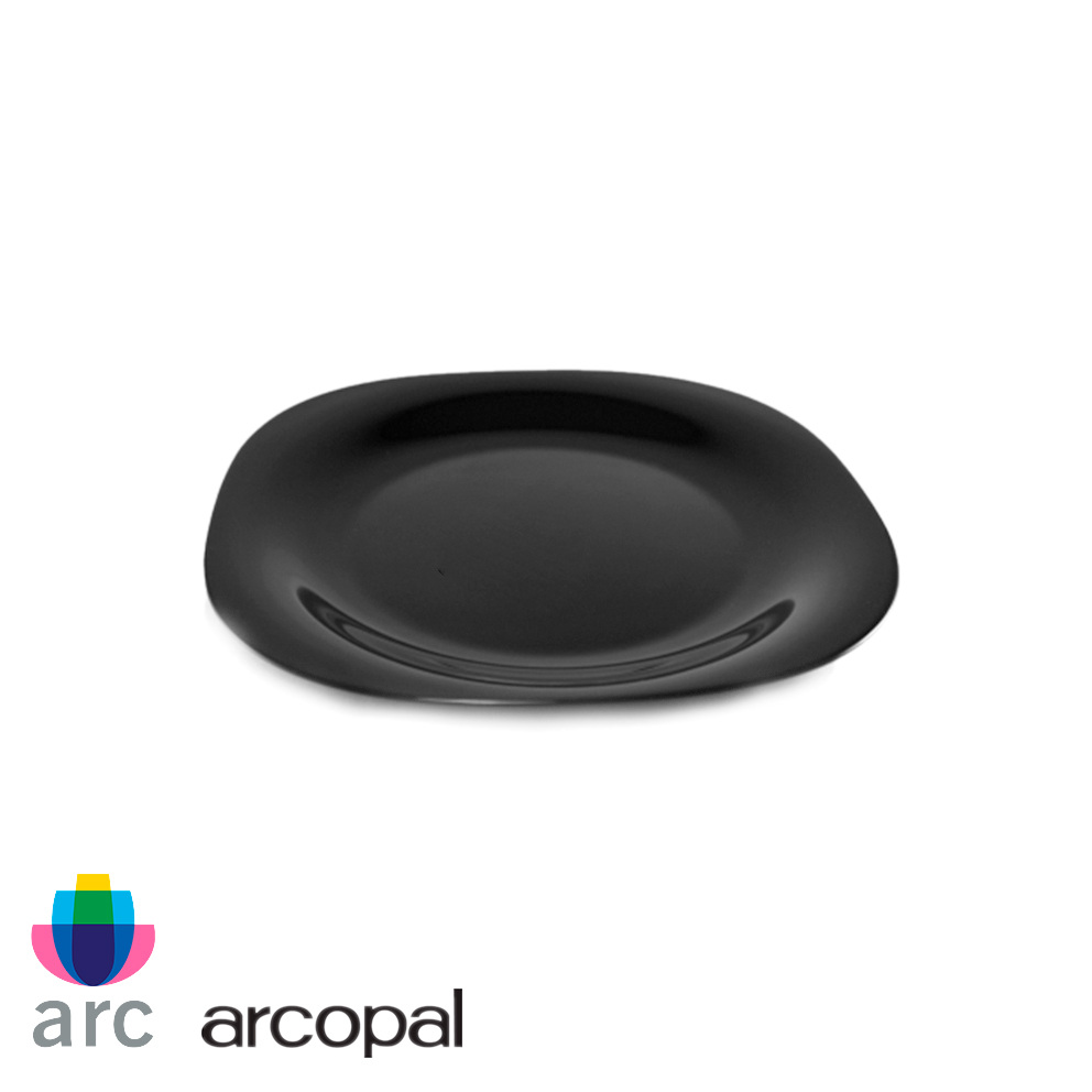 Plato llano Carine-Negro.