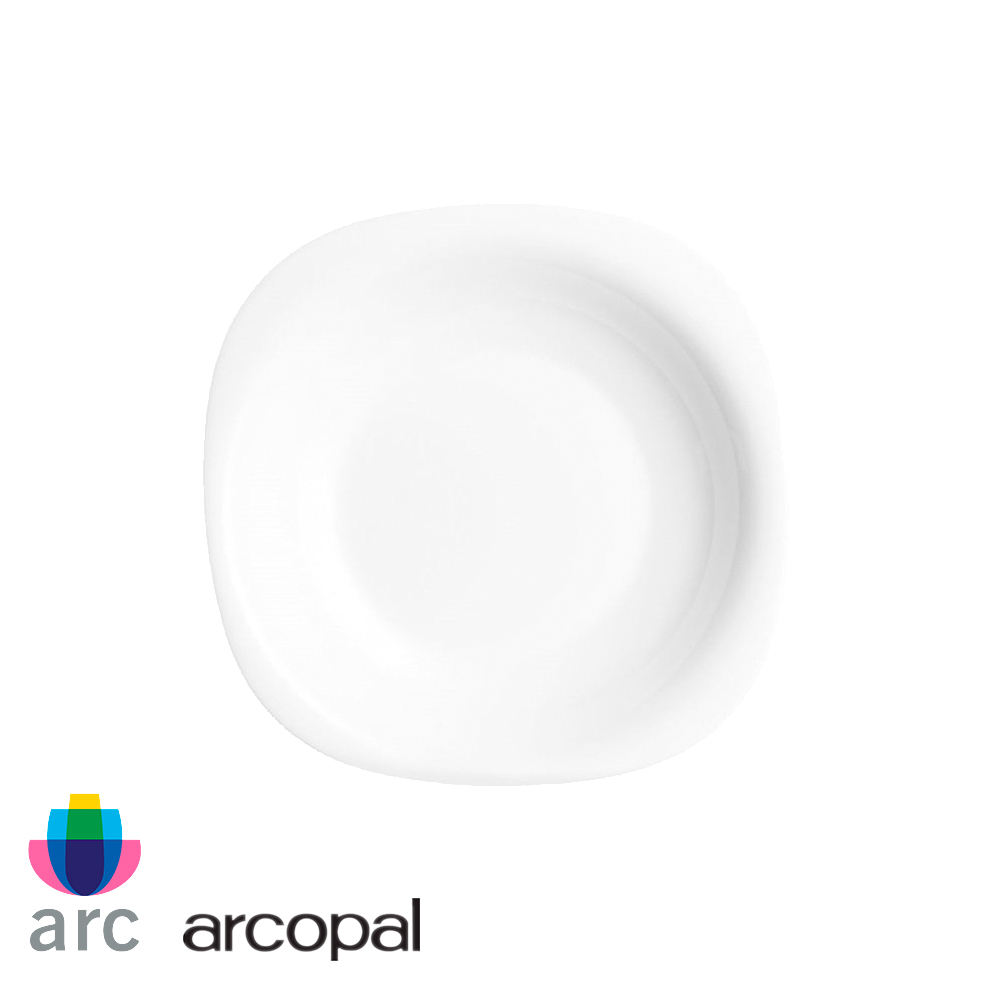 Plato hondo Carine-Blanco.