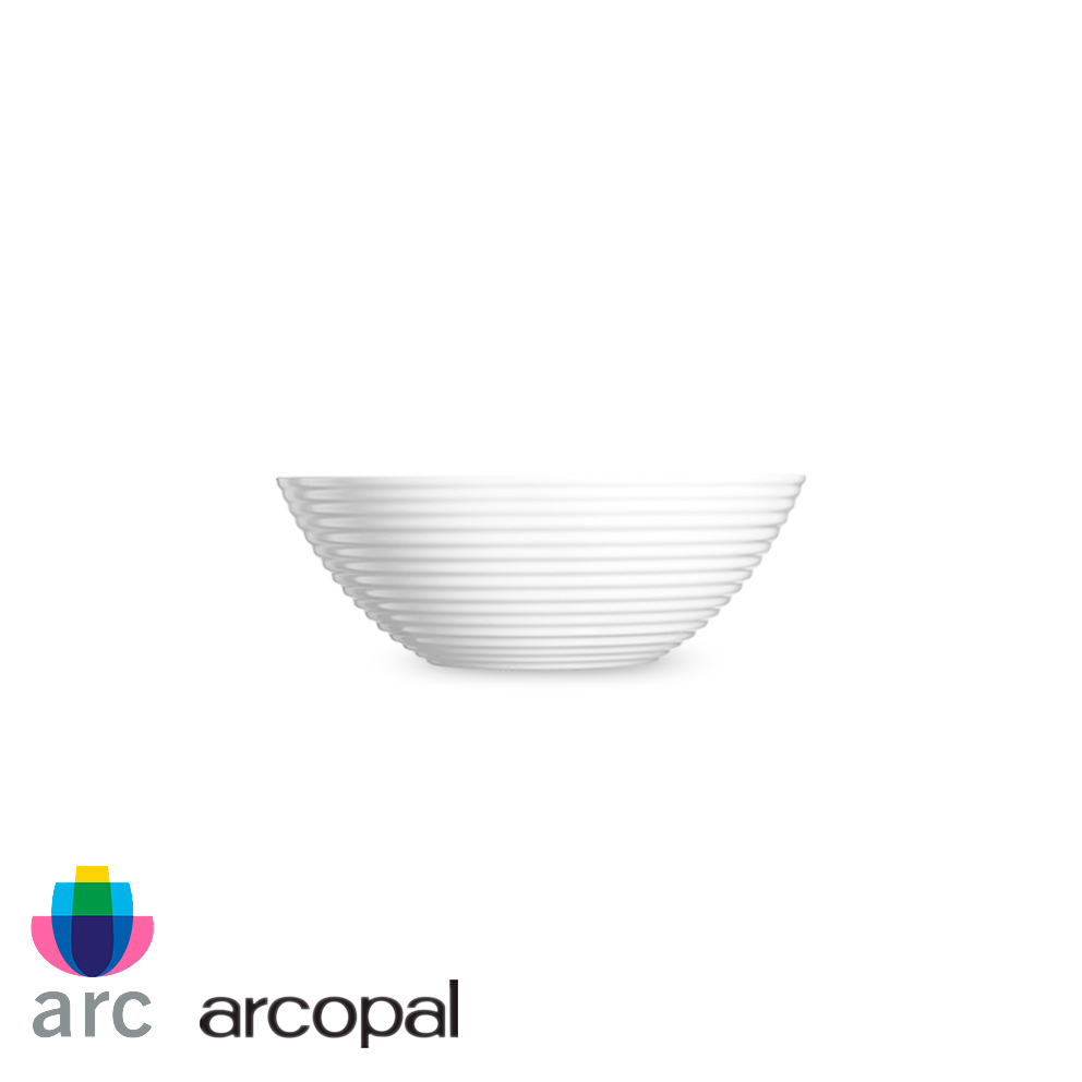 Ensaladera harena color blanco-27 CM.