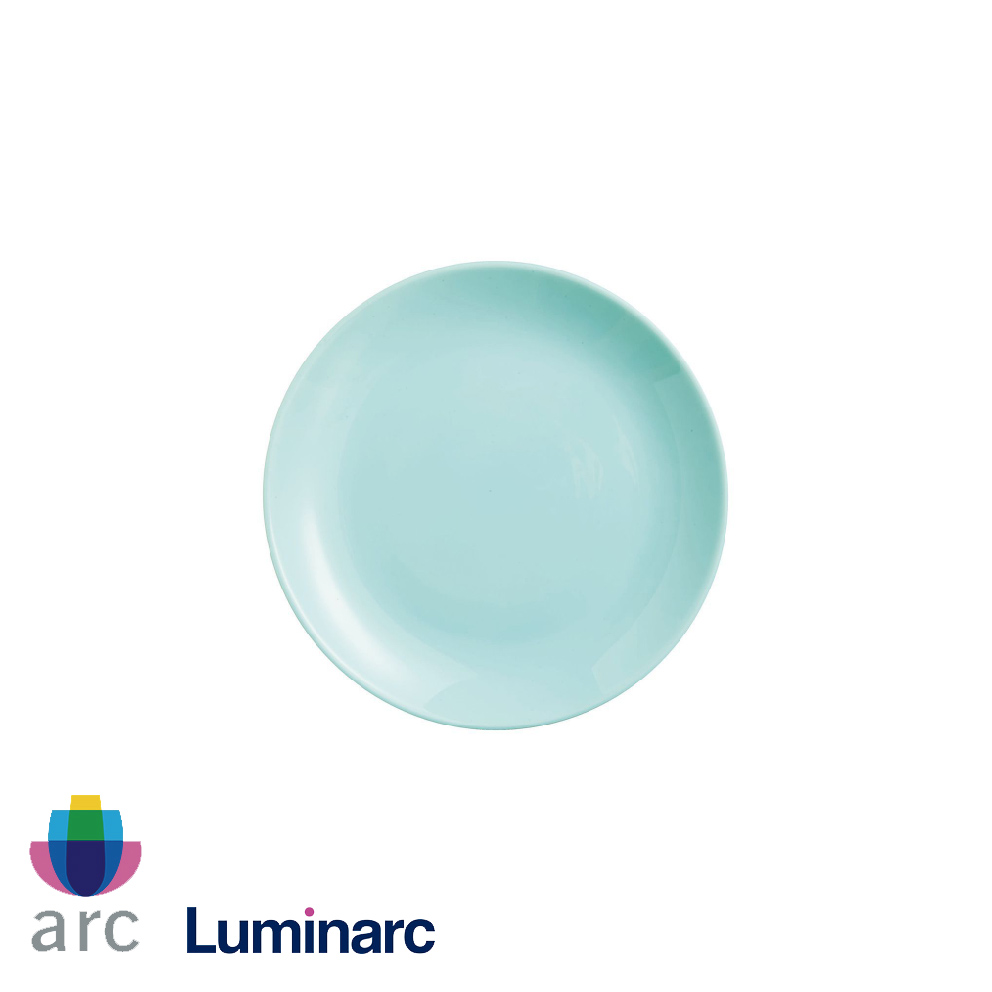 Plato postre Diwali turquesa.