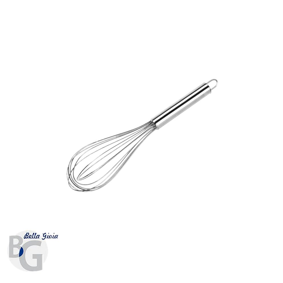 Batidor de acero inox.-16".