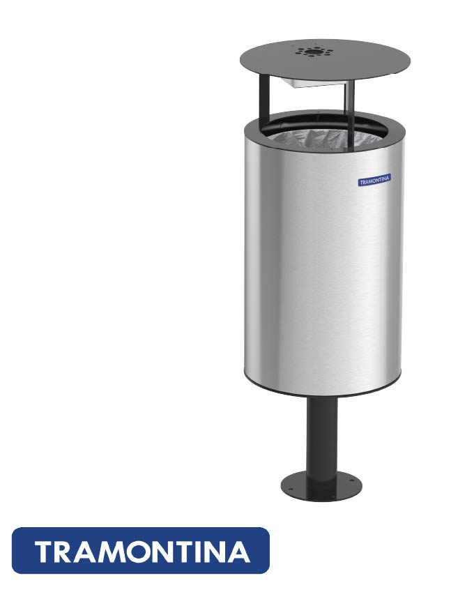 Basurero para exterior 55L - Tramontina