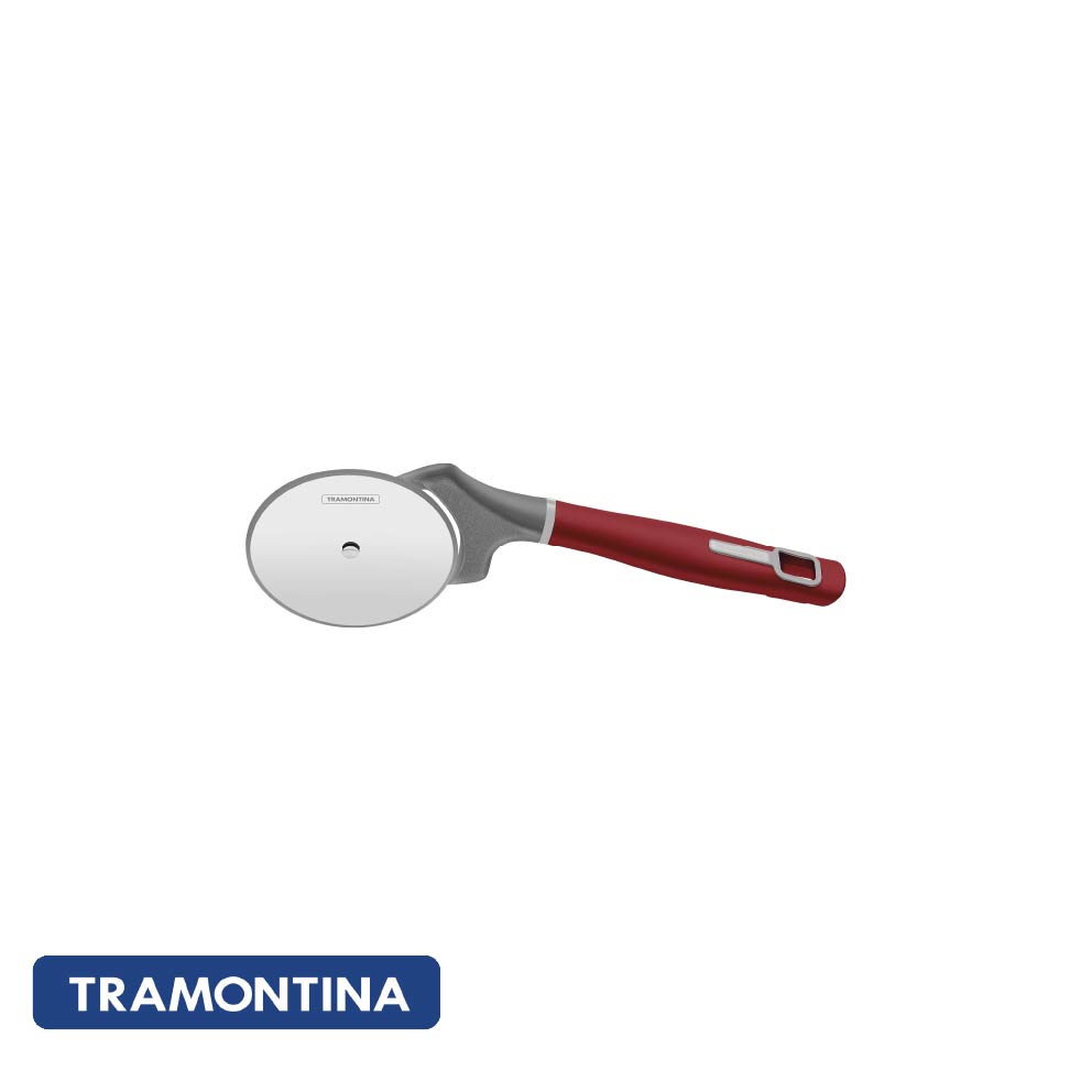 Corta pizza, modelo Verano, color rojo - Tramontina